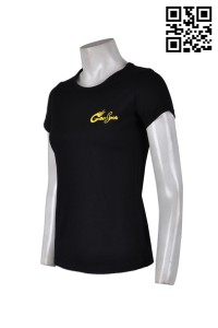 T553 來樣訂做黑色T恤  訂購團體t-shirt  自製班tee  設計t-shirt款式  T恤專門店HK     黑色